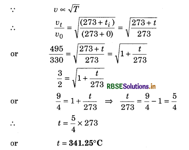 RBSE Class 11 Physics Important Questions Chapter 15 Waves 33