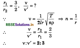 RBSE Class 11 Physics Important Questions Chapter 15 Waves 39