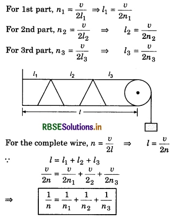 RBSE Class 11 Physics Important Questions Chapter 15 Waves 56