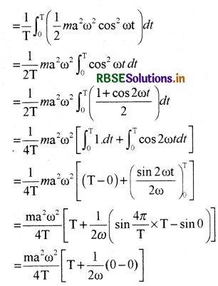 RBSE Solutions for Class 11 Physics Chapter 14 दोलन 19