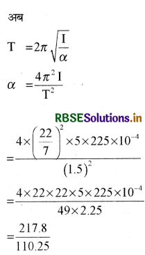 RBSE Solutions for Class 11 Physics Chapter 14 दोलन 21