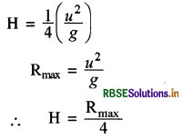 RBSE Class 11 Physics Important Questions Chapter 4 समतल में गति 10