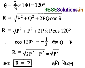RBSE Class 11 Physics Important Questions Chapter 4 समतल में गति 23
