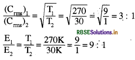 RBSE Class 11 Physics Important Questions 13 अणुगति सिद्धांत 8